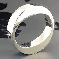 Make macy's your destination for timeless jewelry from all your favorite brands. Chunky Sterling Silver Bangle Oval Crowded Silver Jewellery