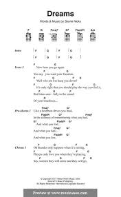 Mick fleetwood, who is a fan of the corrs, had asked them to record it. Dreams Fleetwood Mac By S Nicks Sheet Music On Musicaneo