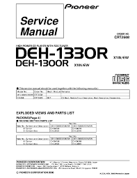 Read directly or download pdf. Pioneer Avh P3400bh P2400bt 2450bt 2490bt Service Manual Download Schematics Eeprom Repair Info For Electronics Experts