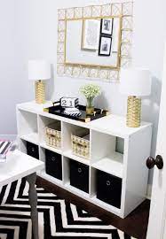 Home Office Tour Southern Made Blog Simple And Sleek Black White And Gold Home Office Reveal Saf Home Office Decor Target Home Decor Home Office Design