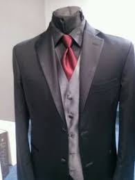 Black And Silver Suit Jacket Pin By Alisha Hinkle On Wedding Ideas All Black Tuxedo Grey Tux Black Tux