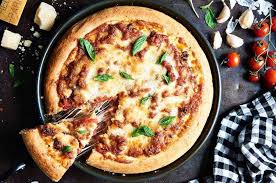 Chicago Style Deep Dish Pizza Recipe Deep Dish Pizza Recipes Deep Dish Pizza Recipe