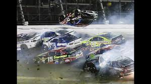 When the crash happened, earnhardt was a solid third. Nascar Final Lap Crashes Compilation 40 Minutes Youtube