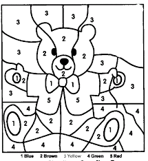 Don't forget to color in the sand castle! Coloring By Numbers Online Coloring Home