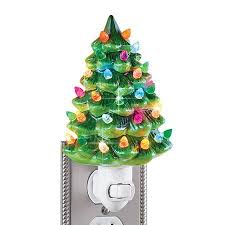 Ceramic Christmas Tree Night Light 6 H Nostalgic Decorative Bathroom Decoration Walmart Com Christmas Tree Night Light Ceramic Christmas Trees Collections Etc