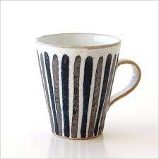 マグカップ おしゃれ 陶器 信楽焼 コーヒーカップ モダン 和風 和モダン レトロ 日本製 焼き物 染さび十草マグ mkn5893 マグカップ マグ 陶器