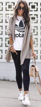 55 Athleisure Outfits To Motivate You To Work Out Athleisure Outfits Spring Outfits Casual Casual Winter Outfits