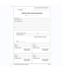 Comunicación de nota interior ( documento de. Ordin De Deplasare A5