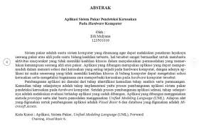 Maybe you would like to learn more about one of these? Yuk Baca Contoh Abstrak Untuk Makalah