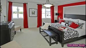 The allure of going with black and red along with white in the bedroom is obvious. Gray Black And Red Bedroom Color Scheme Youtube