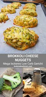 Brokkoli Kase Nuggets Leckeres Low Carb Abendessen Zum Abnehmen Leckere Gesunde Rezepte Rezepte Gesunde Vegetarische Rezepte