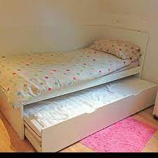 Pull out bed including mattress on other side. Ikea Flaxa Bed Frame With Pull Out Bed Home Furniture On Carousell