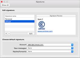 Draw, type or upload an image of a handwritten one. Create And Insert A Signature In Outlook For Mac Office Support