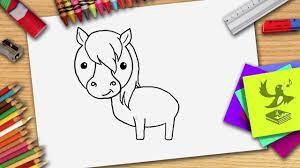 Hoe Teken Je Een Paard Zelf Een Paard Leren Tekenen Youtube