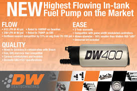Dw400 Dws Highest Flowing In Tank Fuel Pump Available