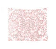 Light Pink Boho Mandala Tapestry Pattern Wall Tapestry Tapestry Mandala Tapestry Pink Boho