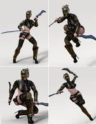 Arathia Rogue Poses for Genesis 3 Female(s) | Daz 3D
