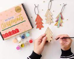 Diy Kit Painting Kit Christmastree Ornament Decorcraft Kit Etsy In 2020 Christmas Diy Kit Diy Kits Christmas Tree Ornament Kits