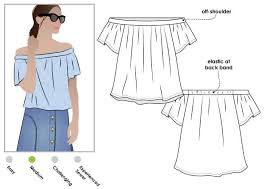 Cara Top Sizes 8 10 12 Pdf Sewing Pattern For Printing