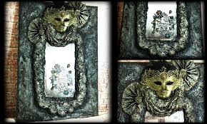 Sculptural Painting Venedik Maske Antik Tas Ayna 3d Stone Antique Mirror Venetian Mask Diy Craft Dekupaj Art Gothic Mas Sanat Duvar Dekorasyonu Aynalar