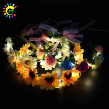 Led Light Up Flower Crown Headband For Wedding Festival Party Buy Light Up Led Flower Crown Led Flower Crown Led Light Garland Product On Alibaba Com