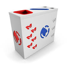 Maybe you would like to learn more about one of these? Dione Office Trash Can With Paper Compartment And Cups Cans Collector Poubelledirect