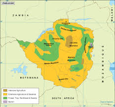 Natural vegetation map of africa history african africa map. Zimbabwe Vegetation Map Eps Illustrator Map Digital Maps Netmaps Uk Vector Eps Wall Maps