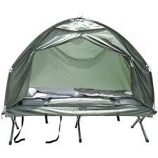 Pop Up Tent Cot Air Mattress Sleeping Bag Combo Outdoor Campign Instant Shelter All Proceeds Go To Help The Disabled Air Mattress Camping Tent Cot Camping Cot