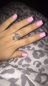 Light Pink Short Acrylics Short Square Acrylic Nails Square Acrylic Nails Rounded Acrylic Nails