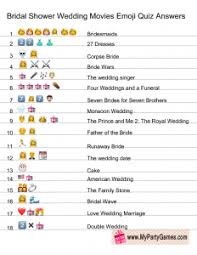 Whether it's a movie club gathering or a trivia night, use these 80s trivia to bring more enjoyment to what. Wedding Movies Emoji Pictionary Quiz Answer Key Wedding Movies Emoji Quiz Free Wedding Printables