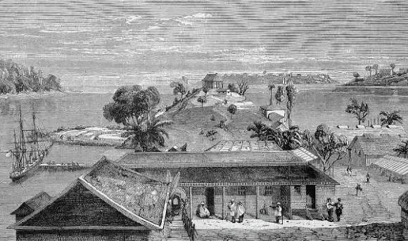 Port Blair, Andaman Islands Print, 1869. Art Prints, Posters & Puzzles from Fine Art Storehouse
