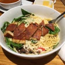 Alfredo Montamore With Parmesan Crusted Chicken Menu Noodles Company Fairfax