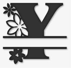 Download Flower Split Monogram Y Flower Split Monogram P Free Transparent Clipart Clipartkey