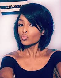She has incredible black long hairstyles where her side bangs compliment her face shape. Pin On Hair Make Up