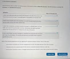 Term insurance is the simplest form of life insurance. 3 Life Insurance Operations Use The Following Table Chegg Com