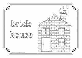 The three little pigs decided to live all to her in the strong. Three Little Pigs Colouring Sheets Sb7105 Sparklebox