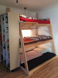 Stockbett Etagenbett Dreistockiges Massiv Holz Bett Stockbett Etagenbett Zimmer Fur Zwei Kinder