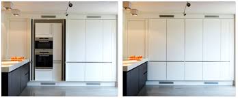 custom kitchens, hidden kitchen