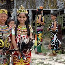 Dayak Tribe Borneo Traditional Outfits East Kalimantan