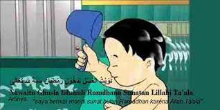 Bacaan Doa Niat Mandi Sunah Adus Keramas Sebelum Ramadhan 1438 H 2017 M Arab Latin Lengkap