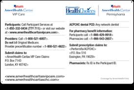 Contact your state with questions. Your Id Card Amerihealth Caritas Pennsylvania Community Healthchoices