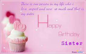 Happy Birthday Wishes For Sister Quotes Images And Memes Ultra Wishes