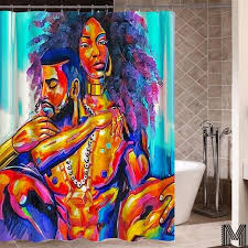 Black Art Shower Curtains Pin On Bedroom Ideas