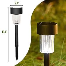Maggift 12 Pcs Solar Pathway Lights Solar Garden Lights Outdoor Solar Landscape Lights For Lawn Patio Yard Walkway Solar Power Shop
