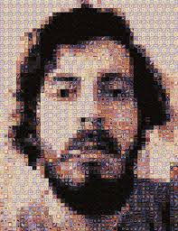 Scott Blake self-portrait made with color tiles (2008) (click to enlarge) (all images courtesy the artist). When one of the world&#39;s richest living artists ... - Scott_Blake_Self_Portrait_2_full