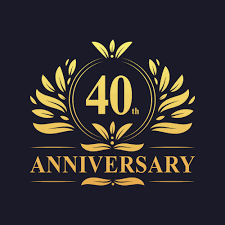 Les nouvelles fonctionnalités de rembobinage de l'action en cours pour reprendre le jeu après une vie. 40th Anniversary Design 1895610 Vector Art At Vecteezy