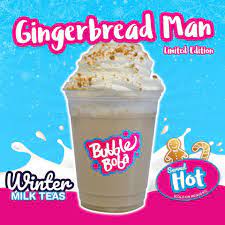 Hot Gingerbread Man Milk Tea Another Bobarista Favourite We Can Remember As Chil Hot Chocolate Milk Delicious Hot Chocolate Hot Chocolate Without Milk