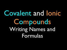 In formulas and applicable methods you can also use the a:a column notation excel requires that worksheet names containing spaces or non alphanumeric characters are single quoted as follows 'sales data'!a1. Ionic And Covalent Compounds Writing Names And Formulas Youtube