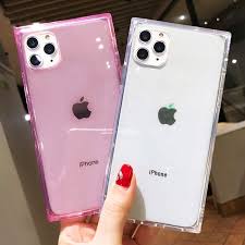 If you don't love it, return it! Fashion Transparent Square Phone Case For Iphone 12 Mini 12 Pro Max 11 Pro Max X Xs Xr 7 8 Plus 6 6s Shockproof Cases Clear Soft Silicon Back Cover Wish
