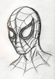 18 Drawings Of Marvel Spiderman Drawing Sketches Easy Marvel Drawings